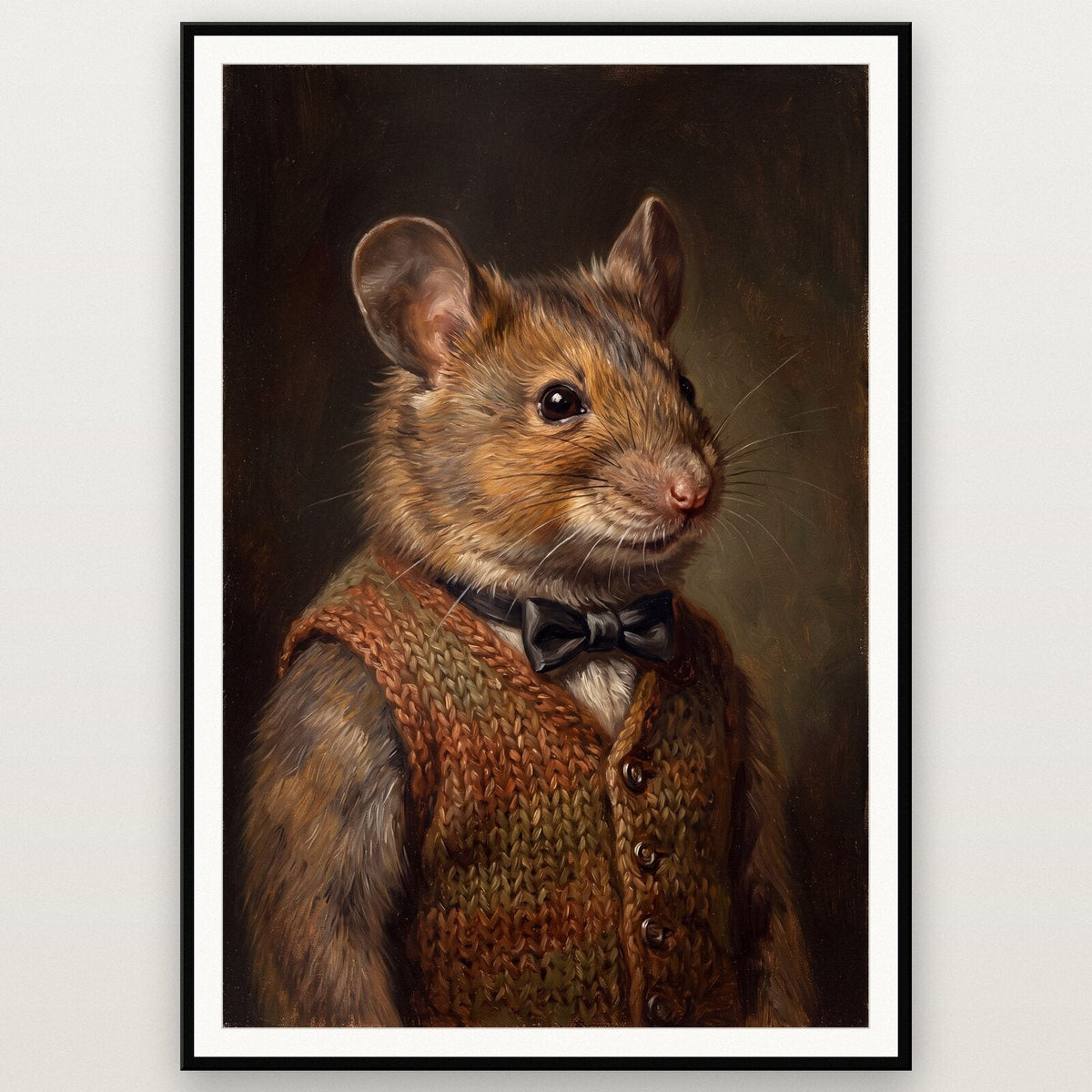Mouse The Gentry Animal Portrait Art Print