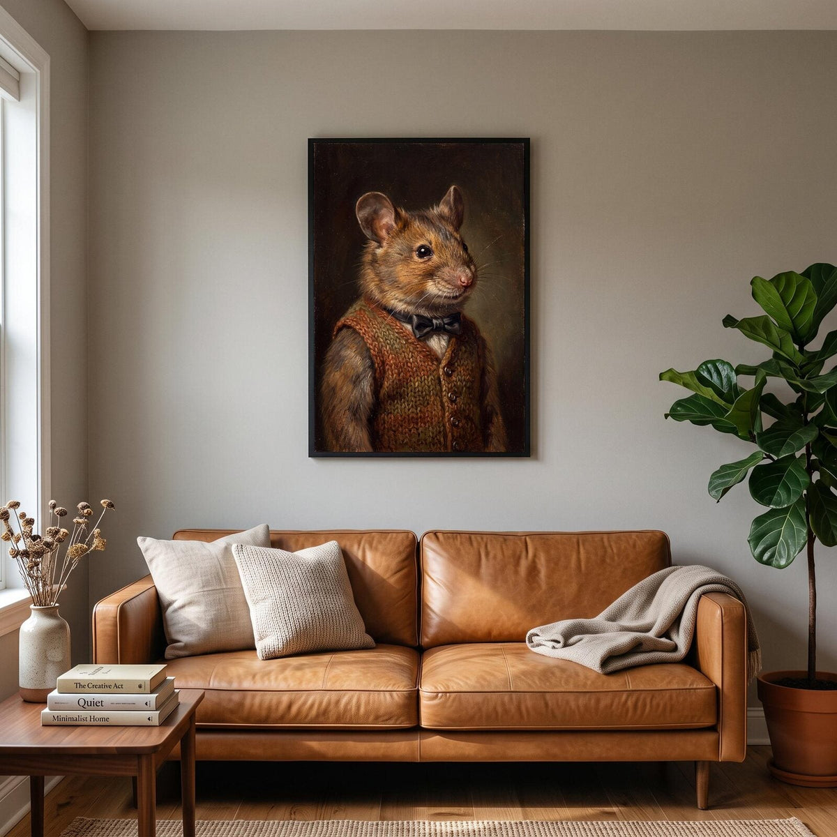 Mouse The Gentry Animal Portrait Art Print