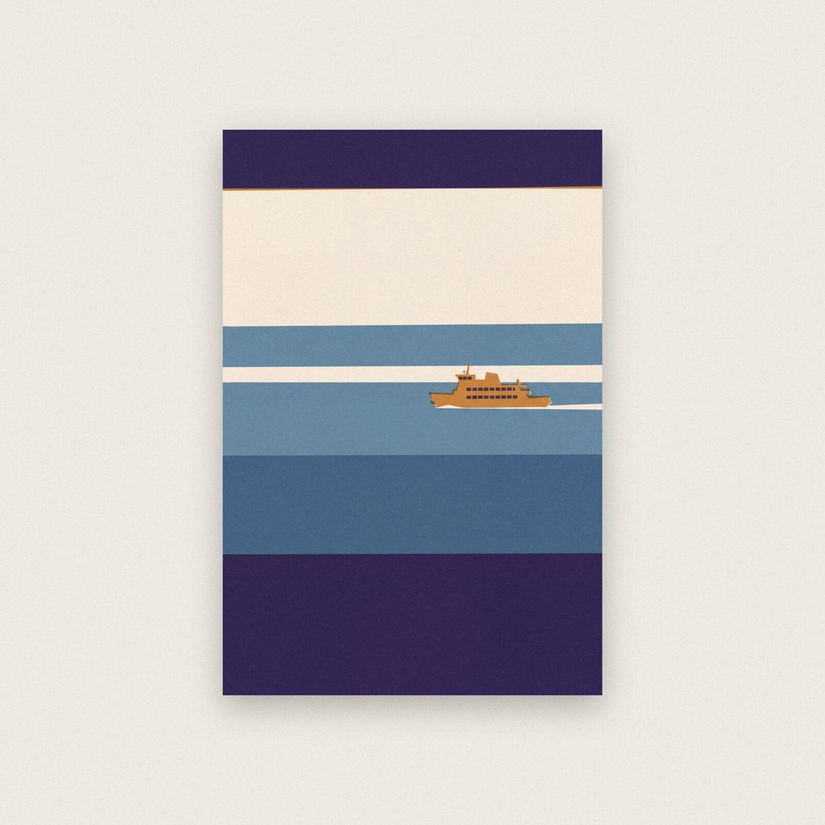 Ferry Tide Coastal Art Print