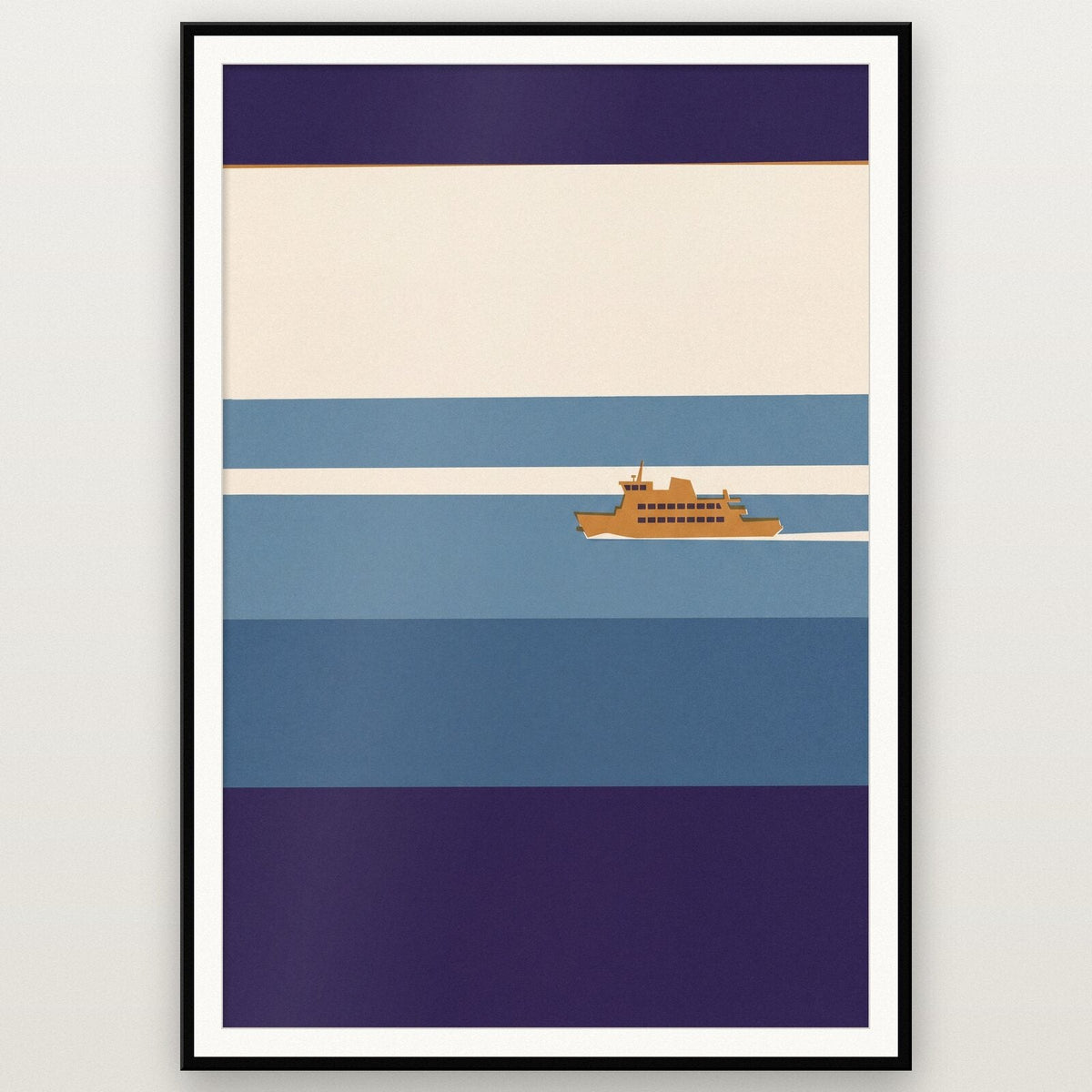 Ferry Tide Coastal Art Print