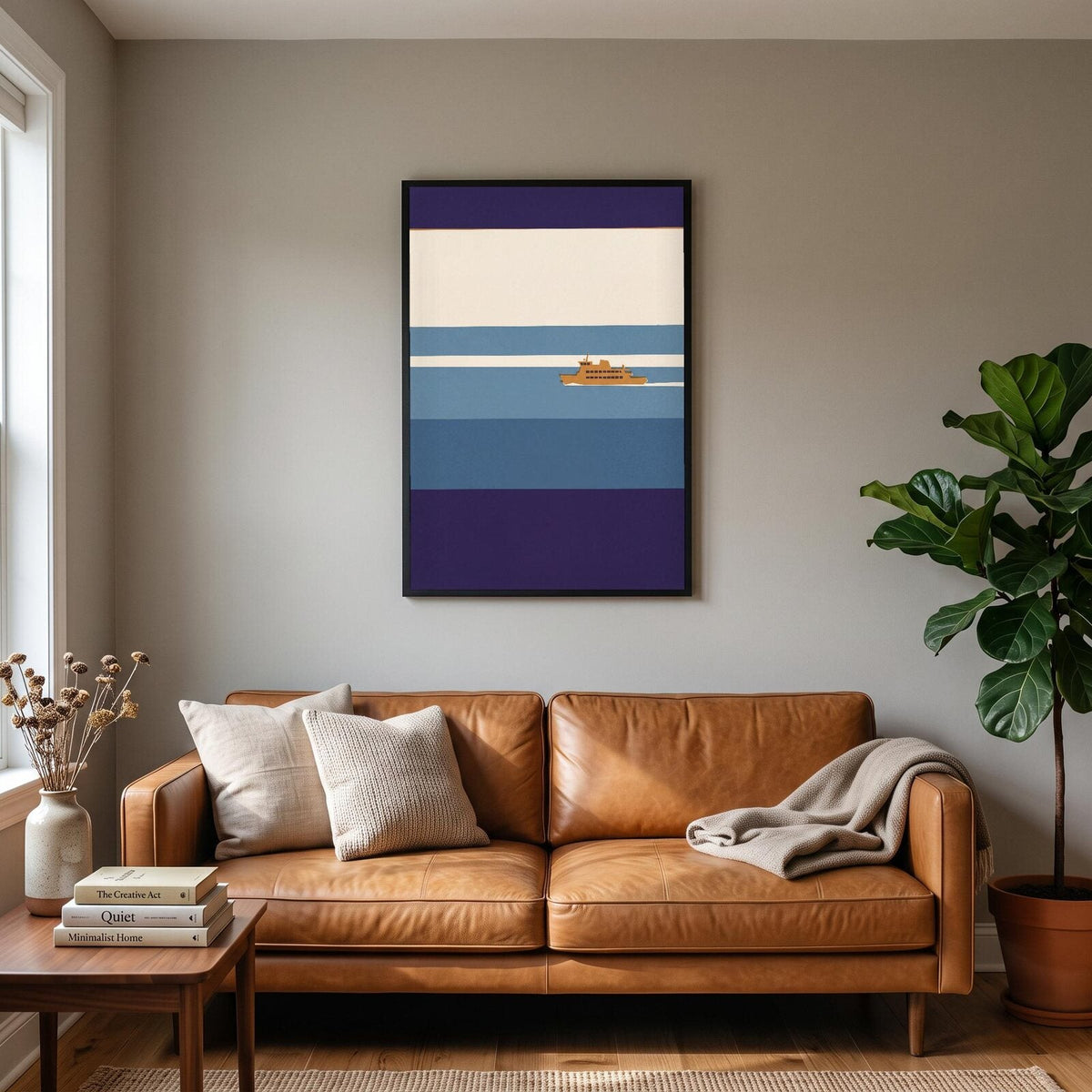 Ferry Tide Coastal Art Print