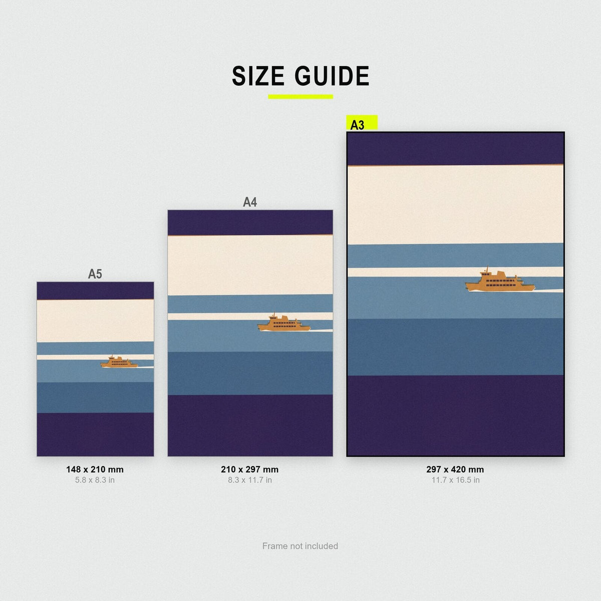 Ferry Tide Coastal Art Print