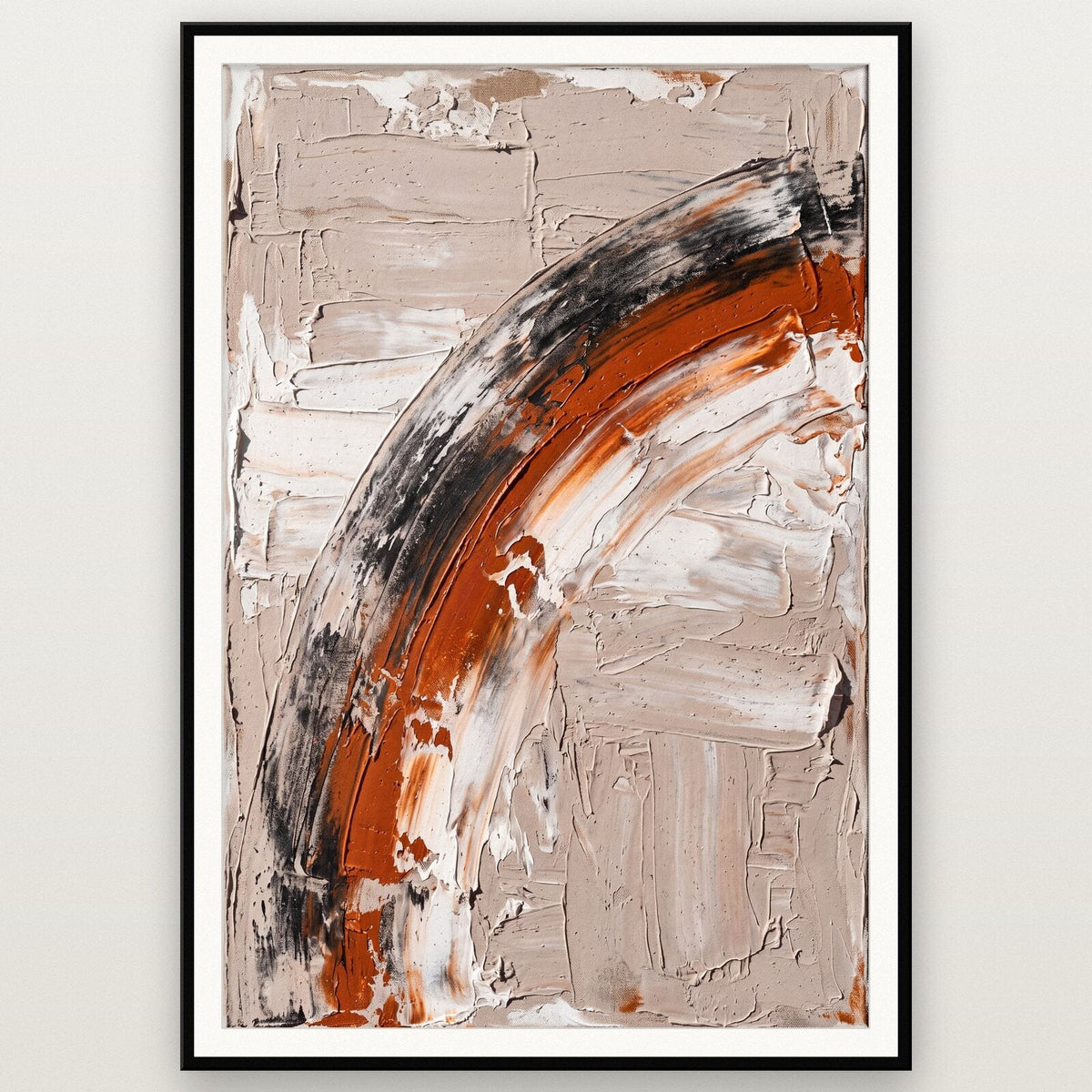 Arc Pigment Abstract Art Print