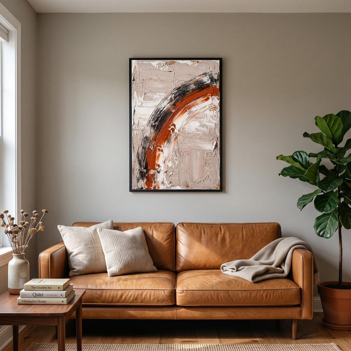 Arc Pigment Abstract Art Print