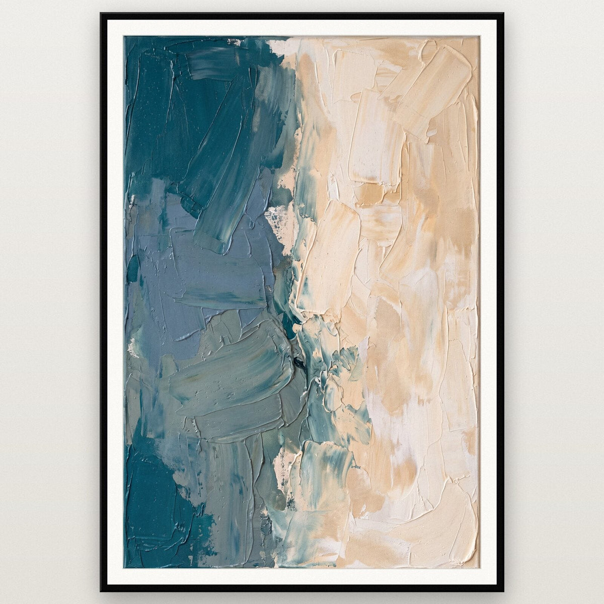 Fold Pigment Abstract Art Print