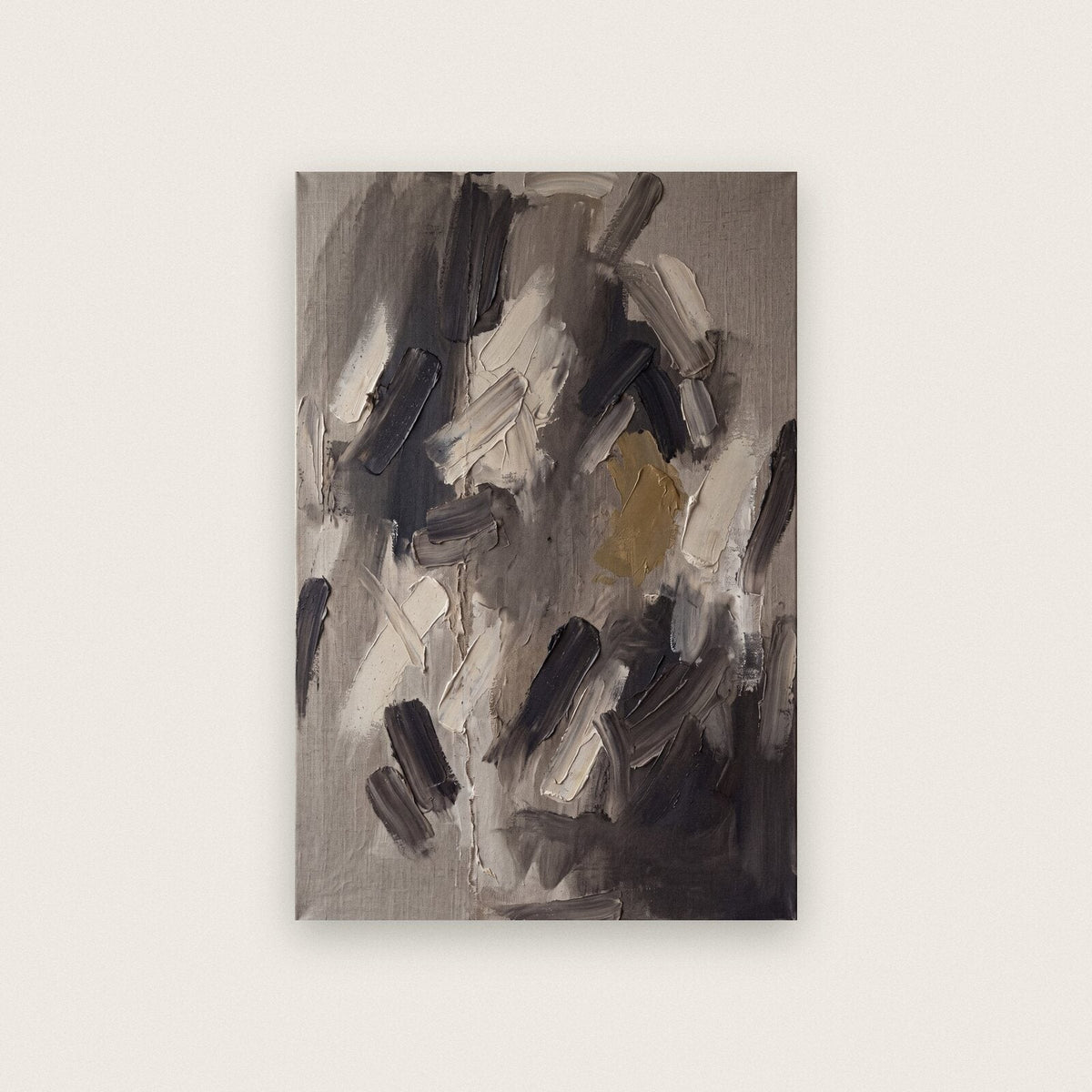 Ash Pigment Abstract Art Print