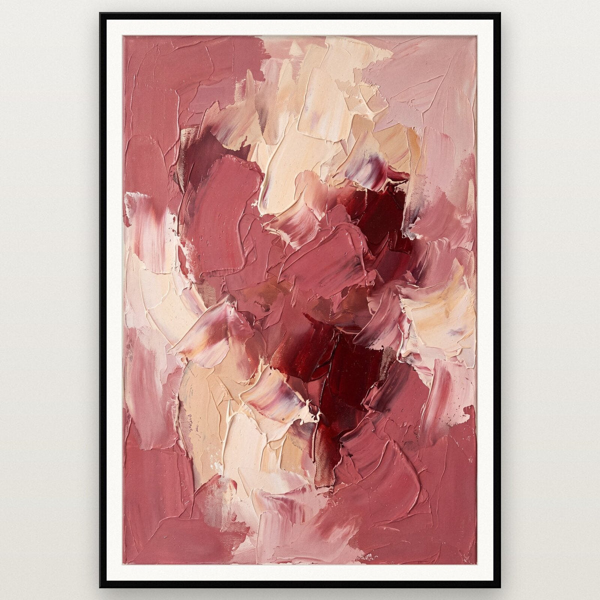 Bloom Pigment Abstract Art Print