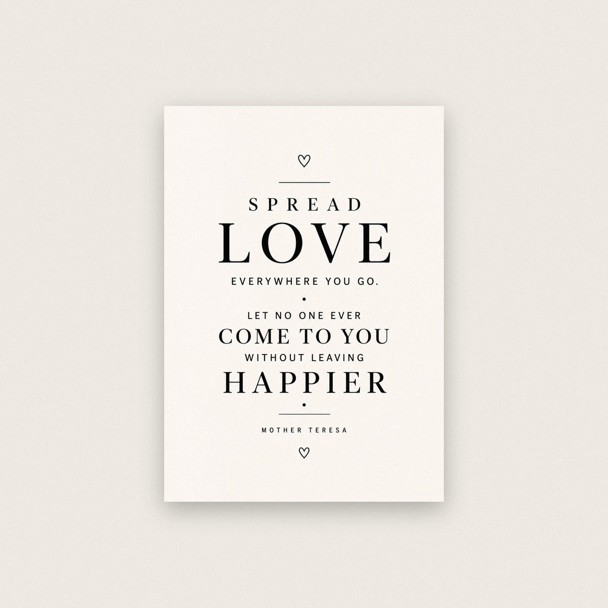 Mother Teresa Quote Print