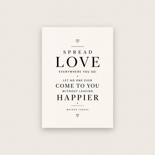 Mother Teresa Quote Print