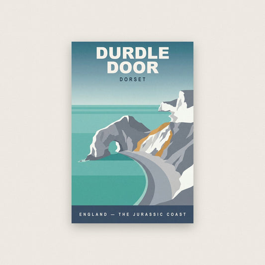 Durdle Door Dorset Travel Poster Art Print