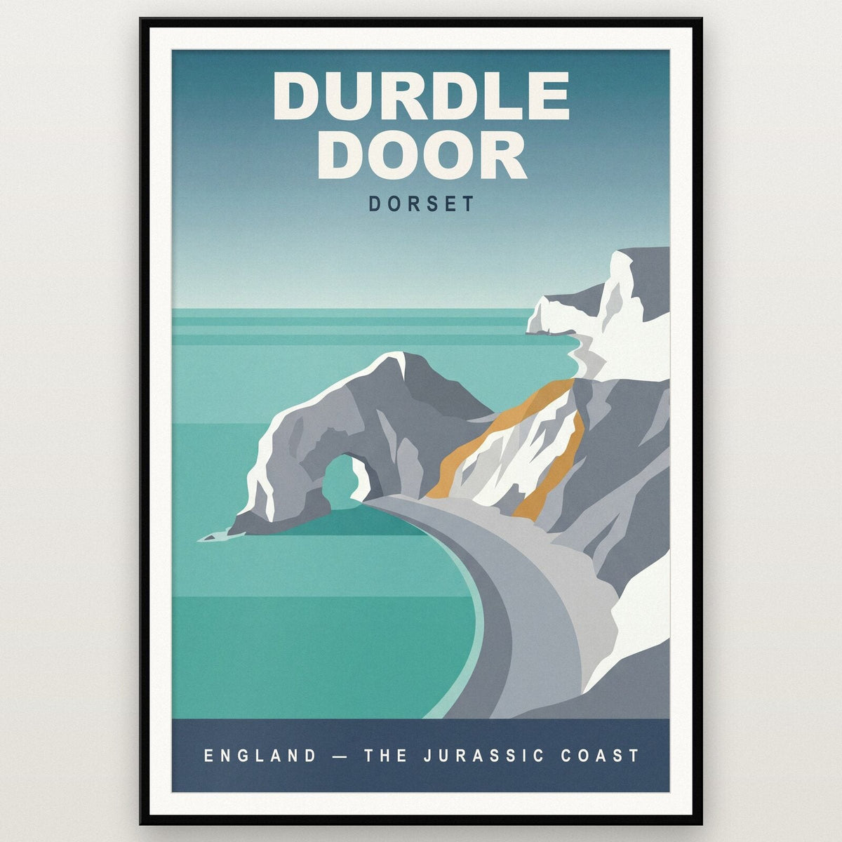 Durdle Door Dorset Travel Poster Art Print