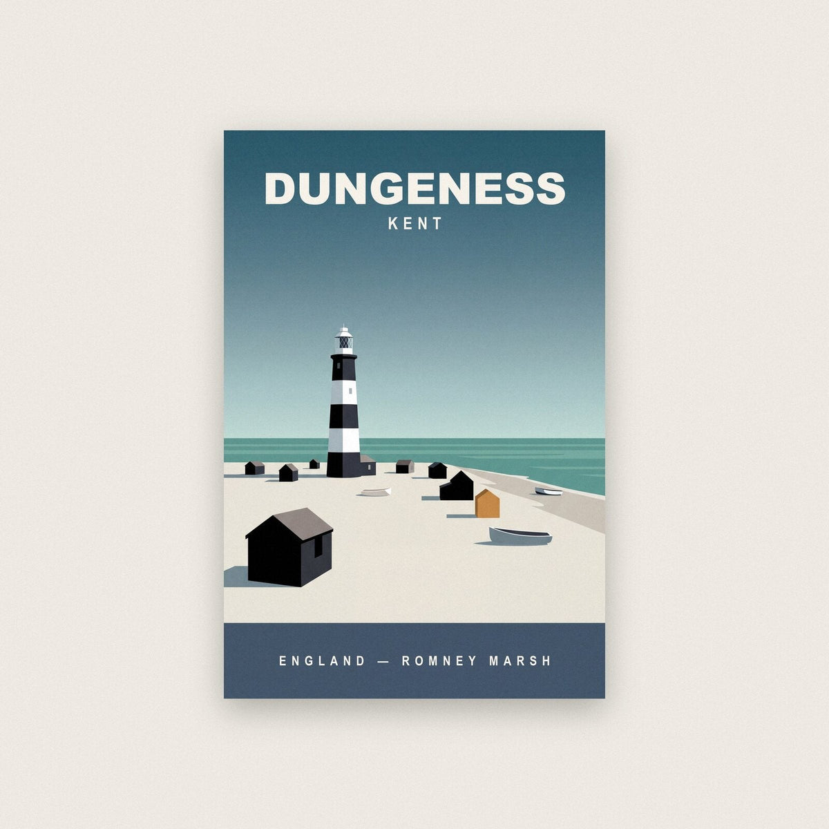 Dungeness Kent Travel Poster Art Print