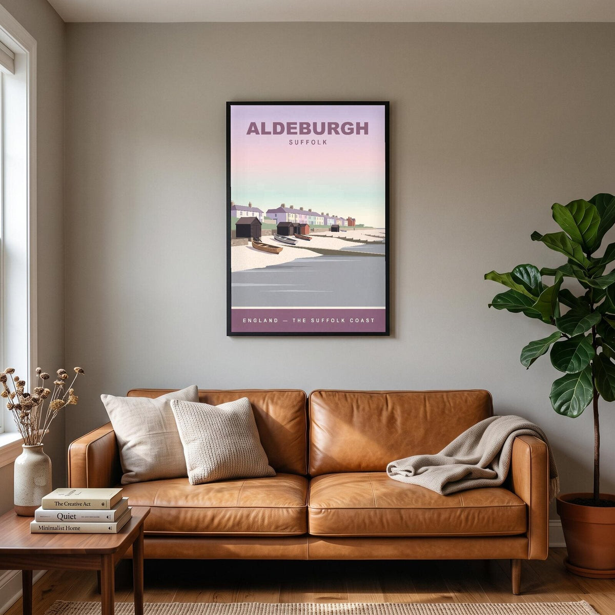 Aldeburgh Suffolk Travel Poster Art Print