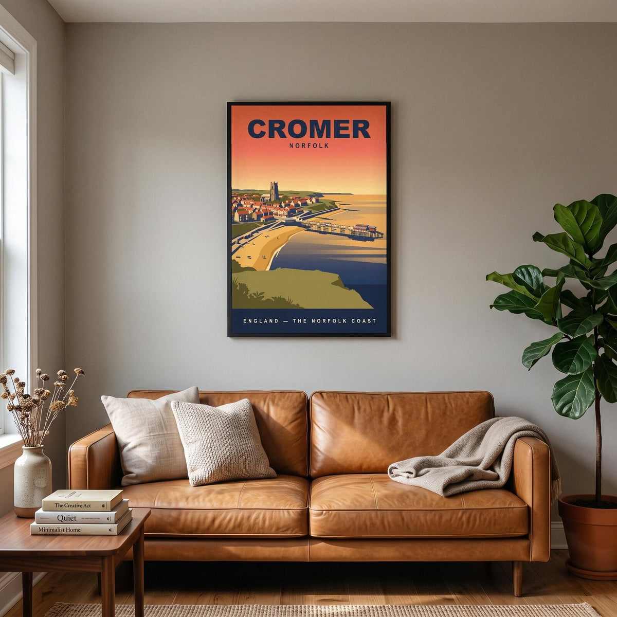 Cromer Norfolk Travel Poster Art Print