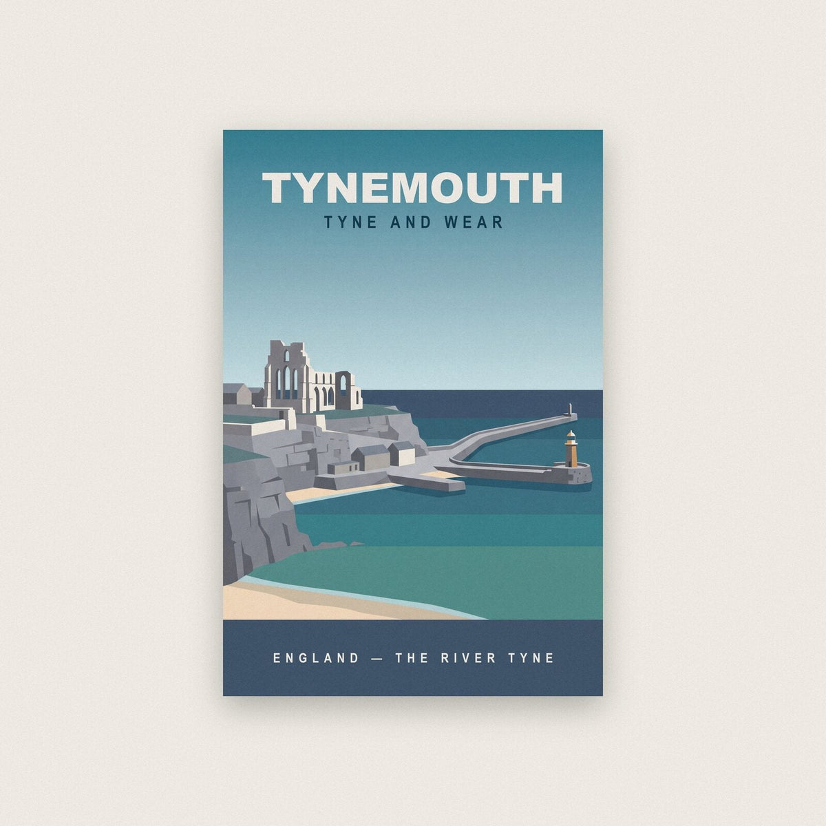 Tynemouth Tyne and Wear Travel Poster Art Print