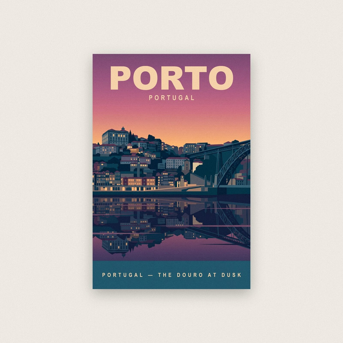 Porto Portugal Travel Poster Art Print