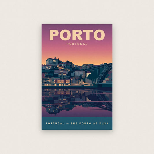 Porto Portugal Travel Poster Art Print