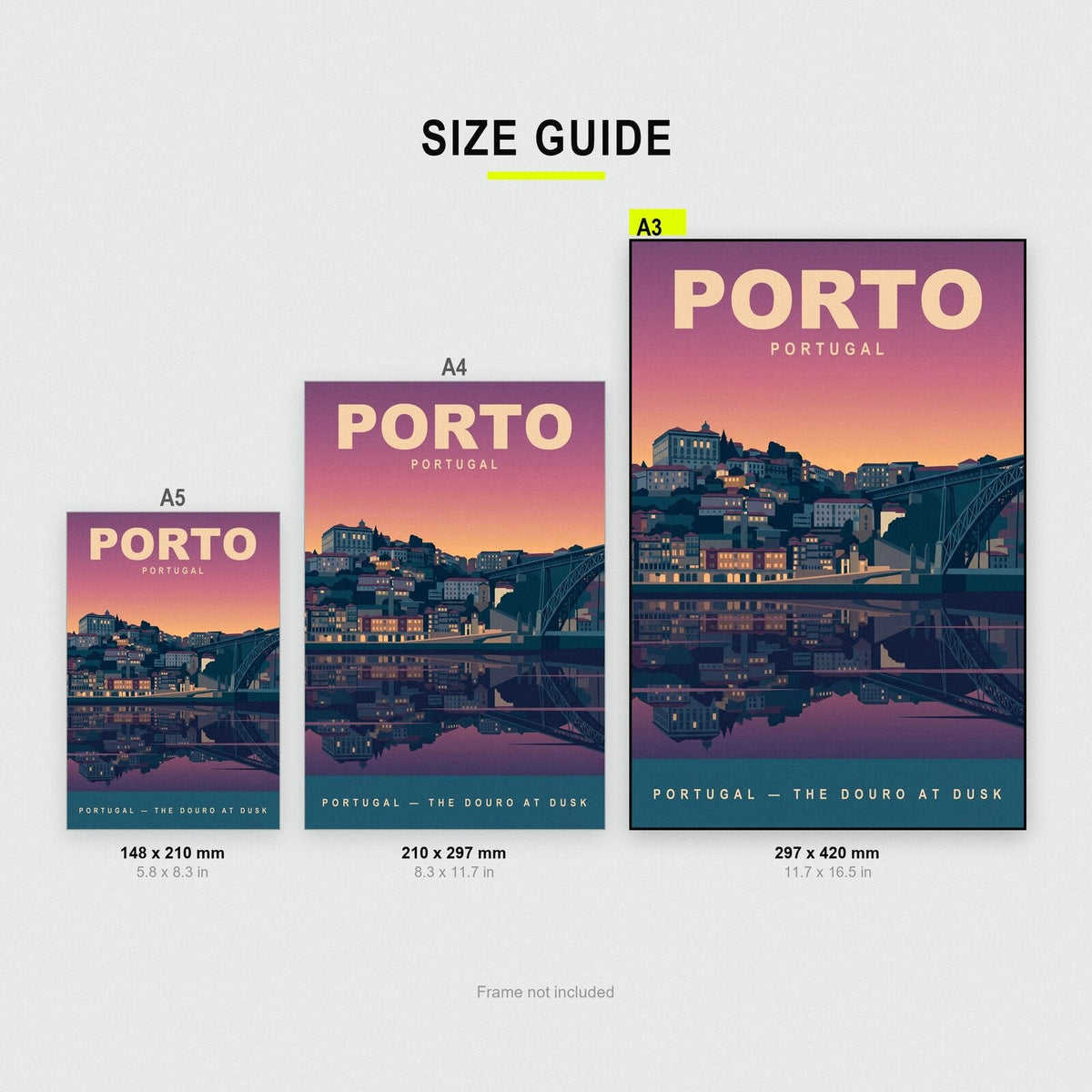Porto Portugal Travel Poster Art Print