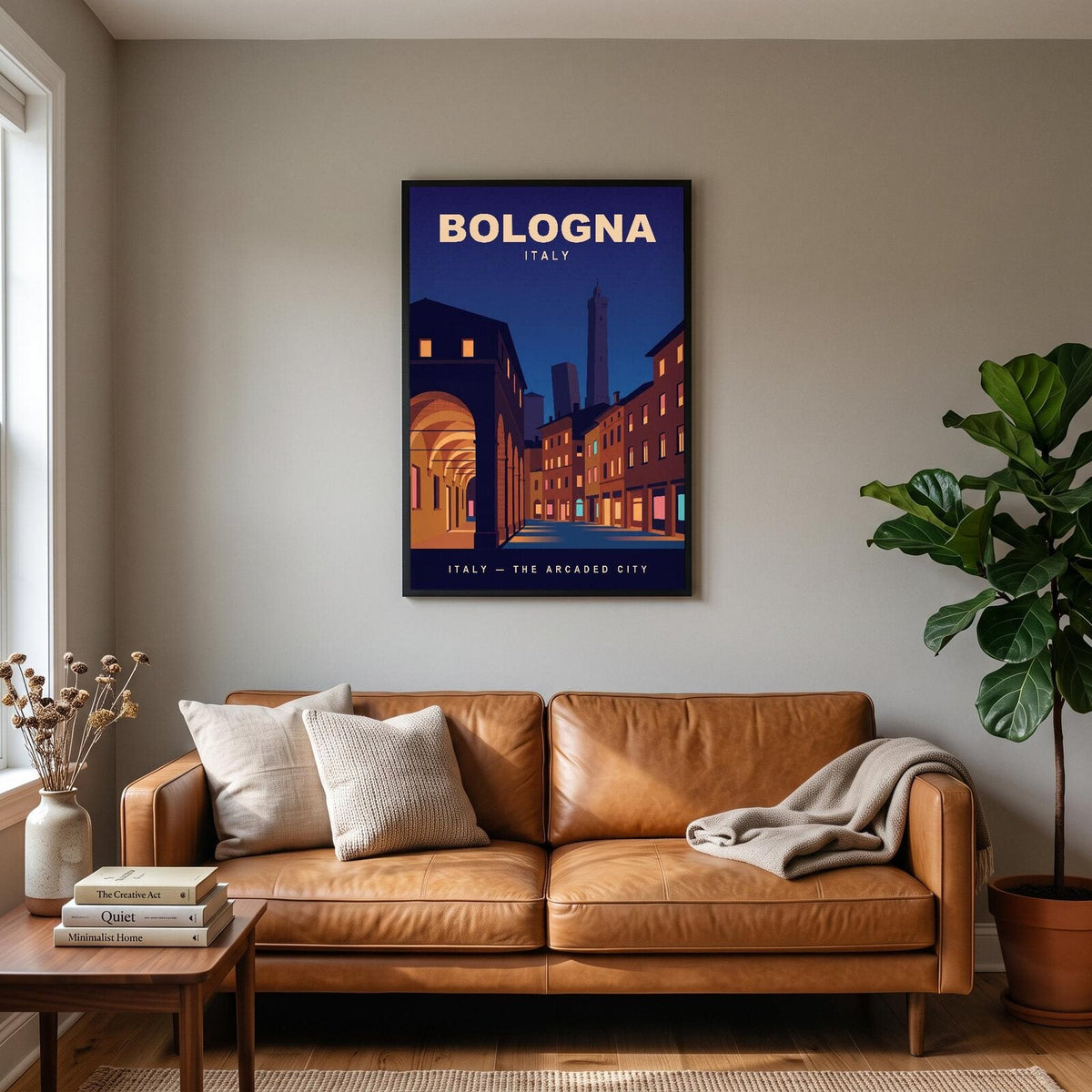 Bologna Italy Travel Poster Art Print