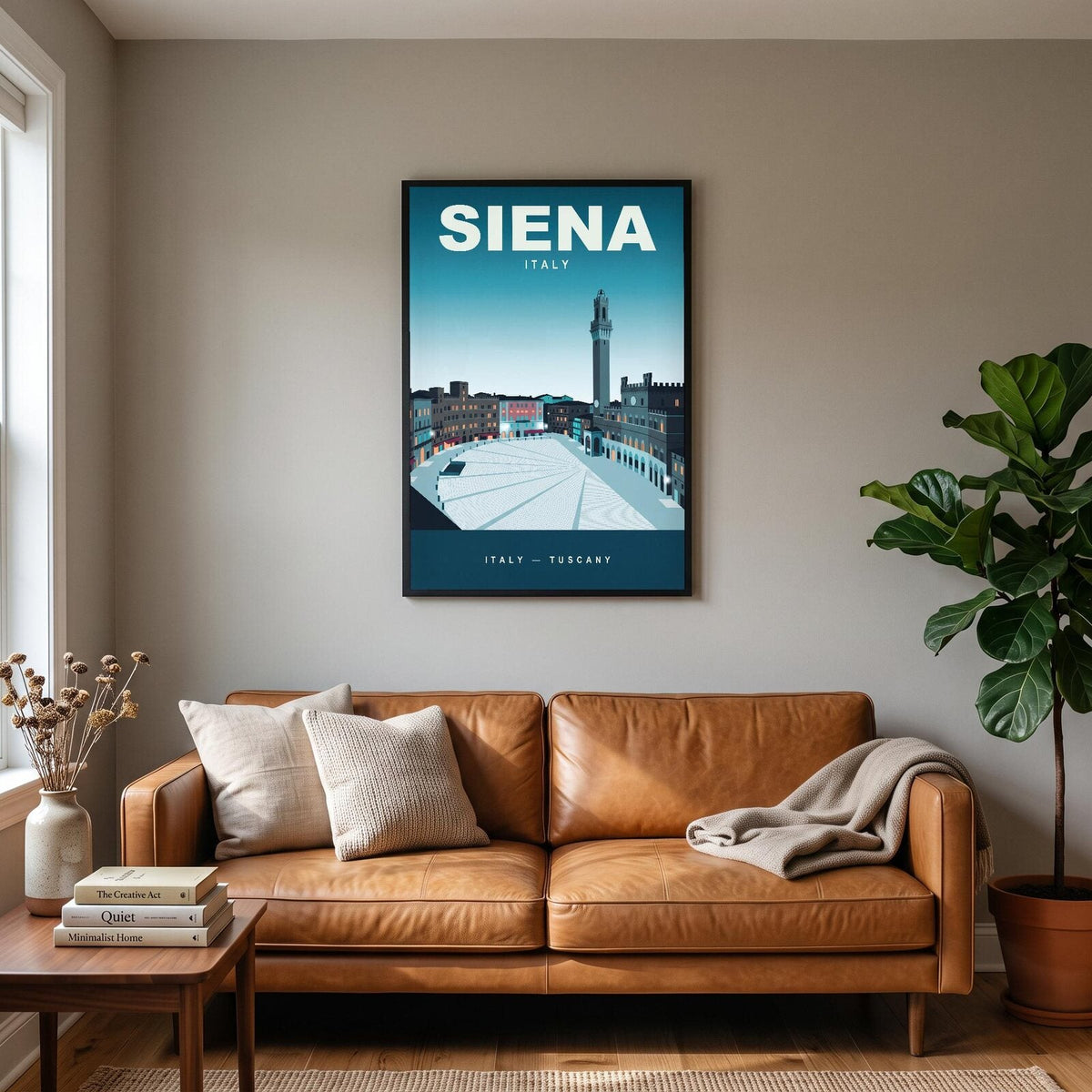 Siena Italy Travel Poster Art Print