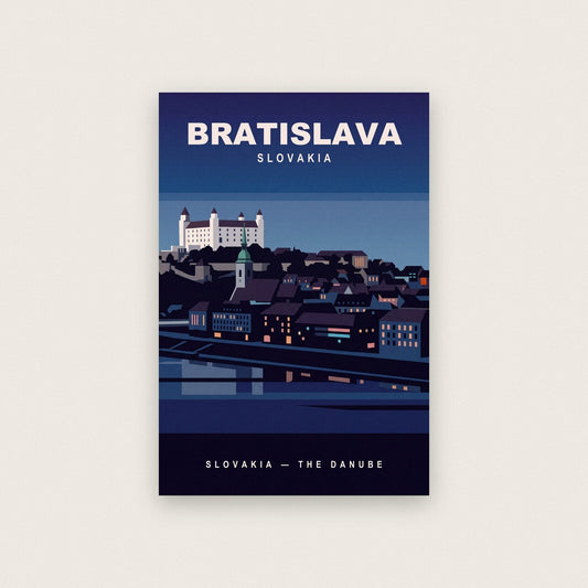 Bratislava Slovakia Travel Poster Art Print