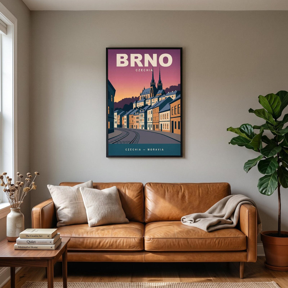 Brno Czechia Travel Poster Art Print