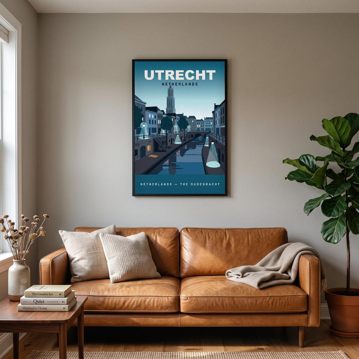 Utrecht Netherlands Travel Poster Art Print