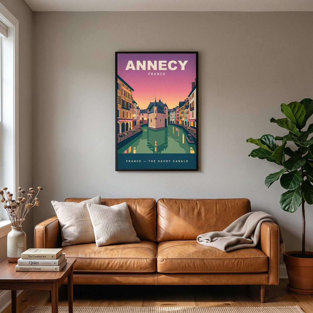 Annecy France Travel Poster Art Print