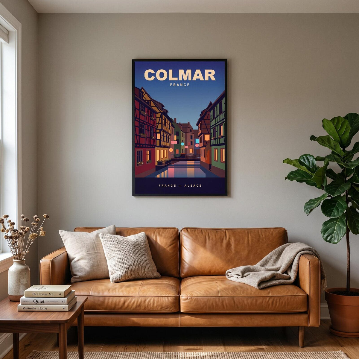 Colmar France Travel Poster Art Print