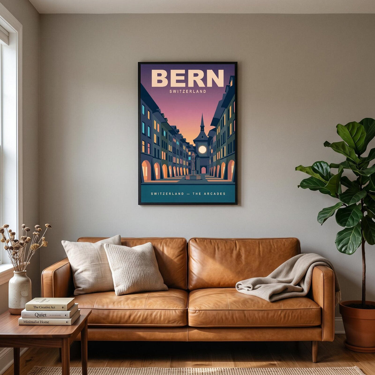 Bern Switzerland Travel Poster Art Print