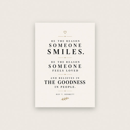 Roy T Bennett Quote Print