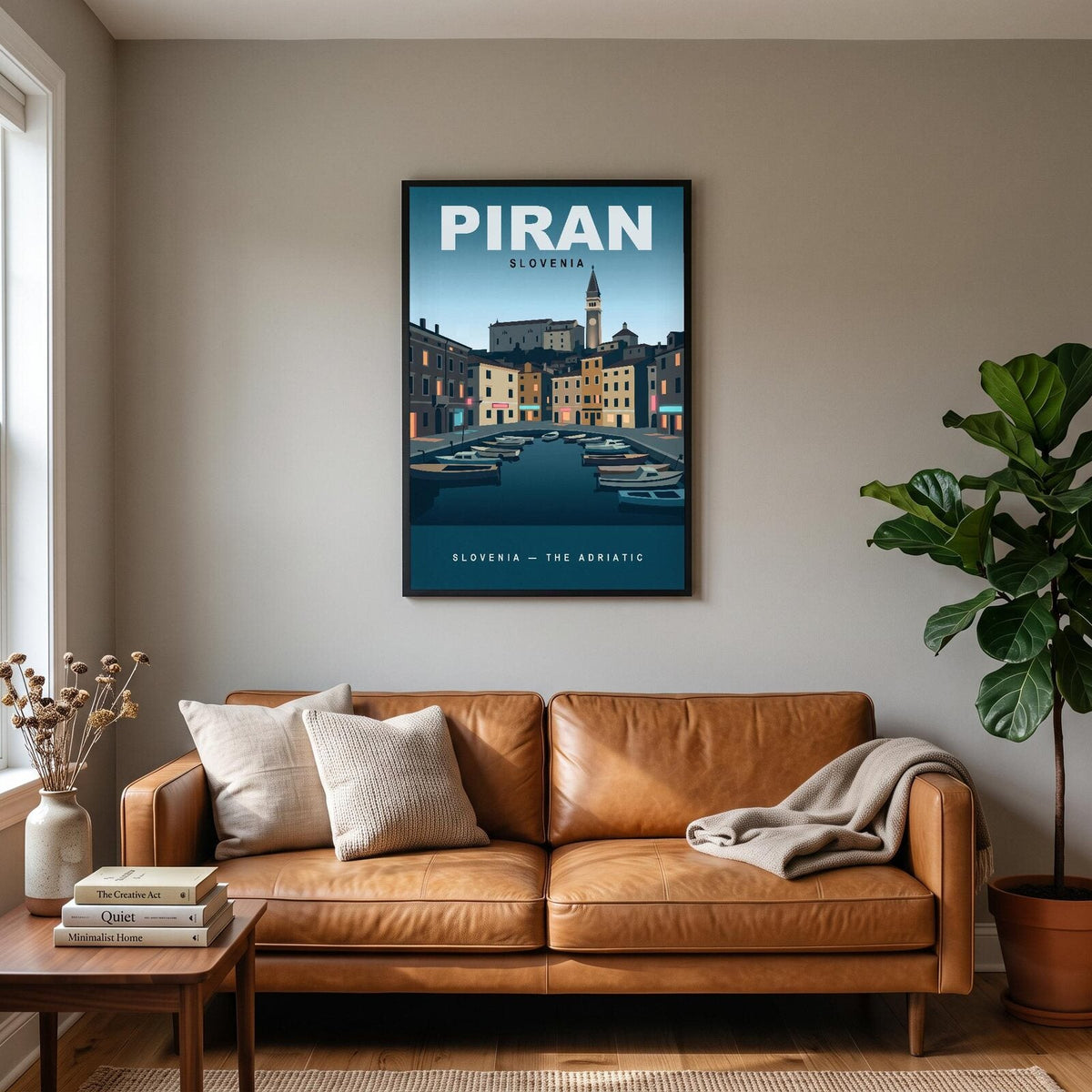 Piran Slovenia Travel Poster Art Print