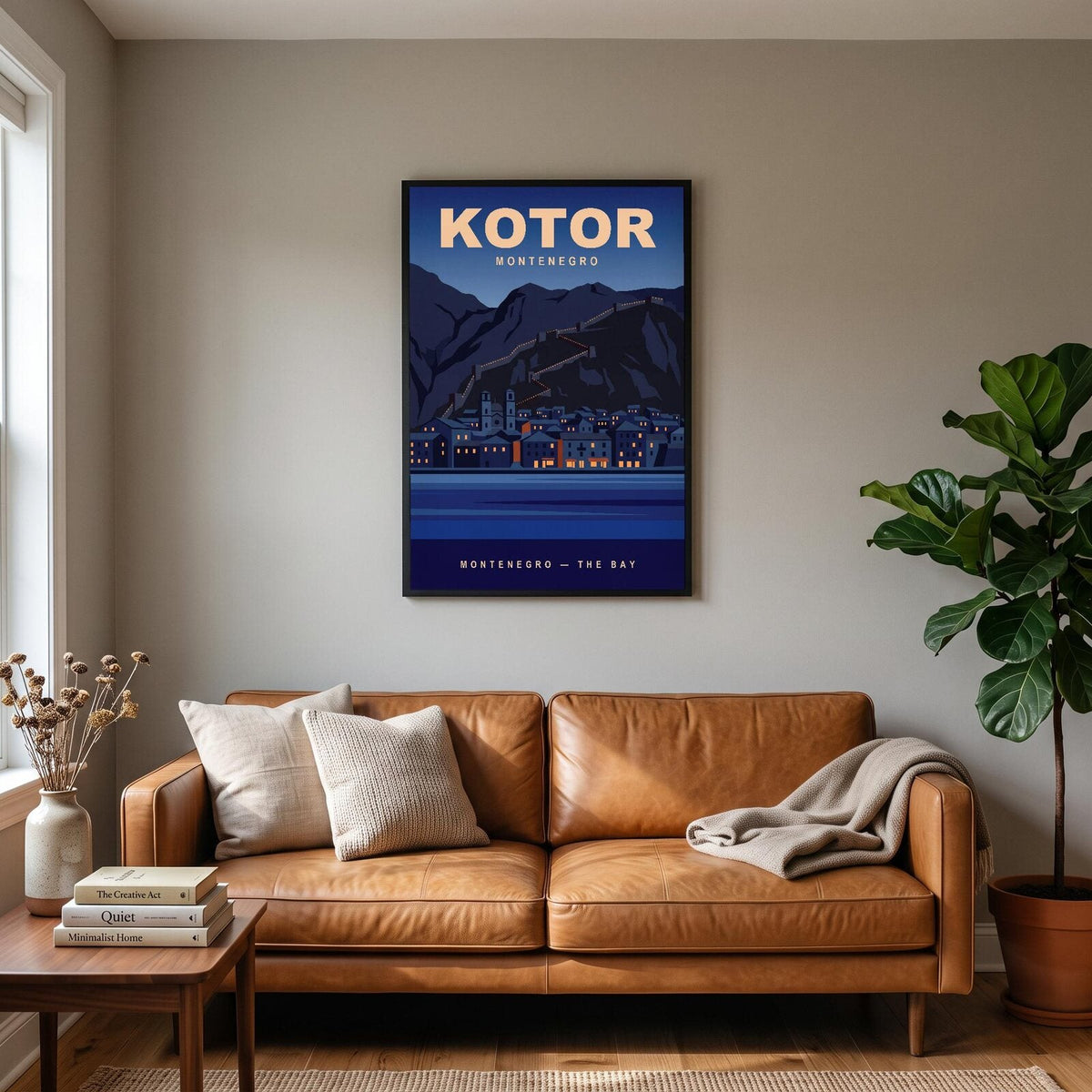 Kotor Montenegro Travel Poster Art Print