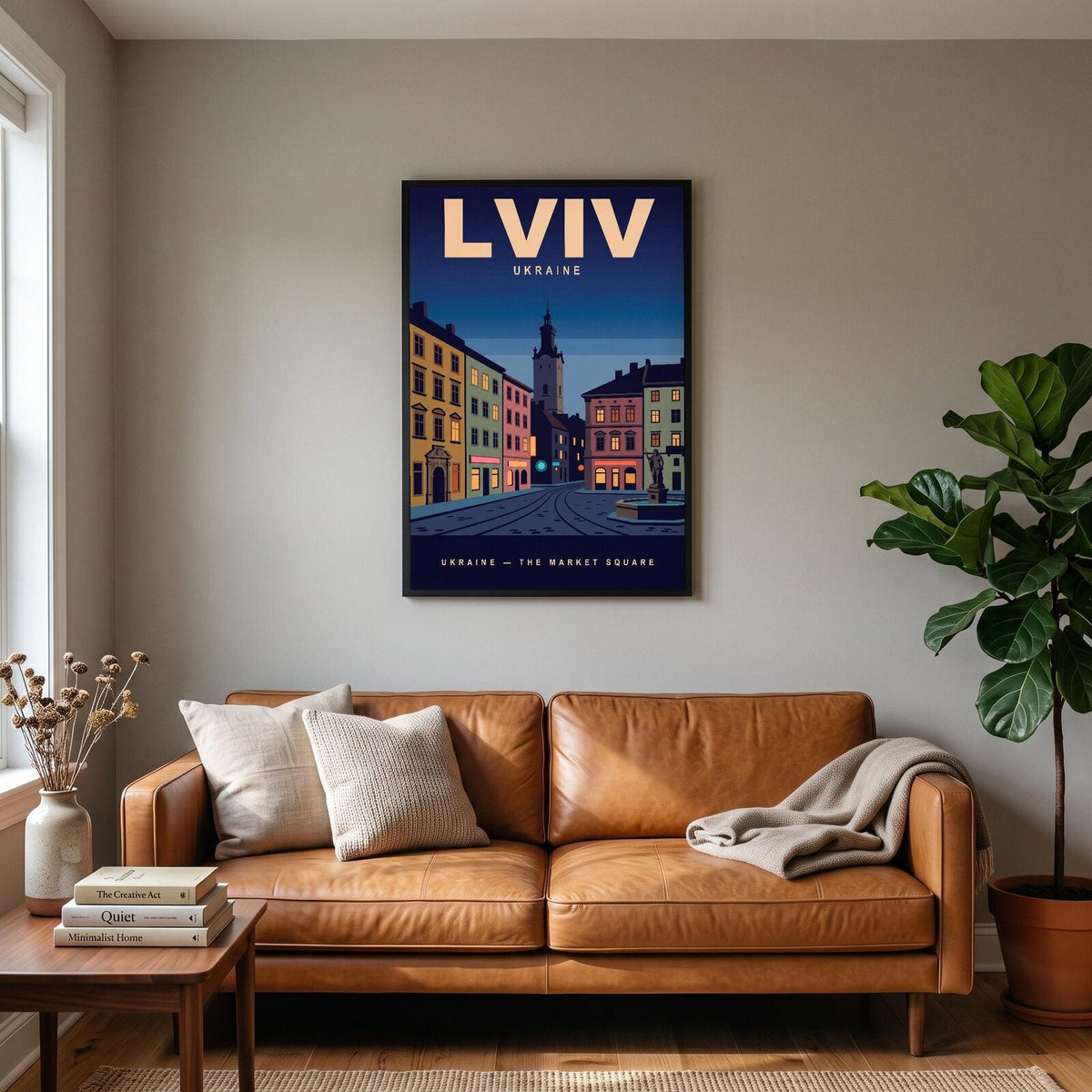Lviv Ukraine Travel Poster Art Print