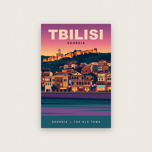 Tbilisi Georgia Travel Poster Art Print