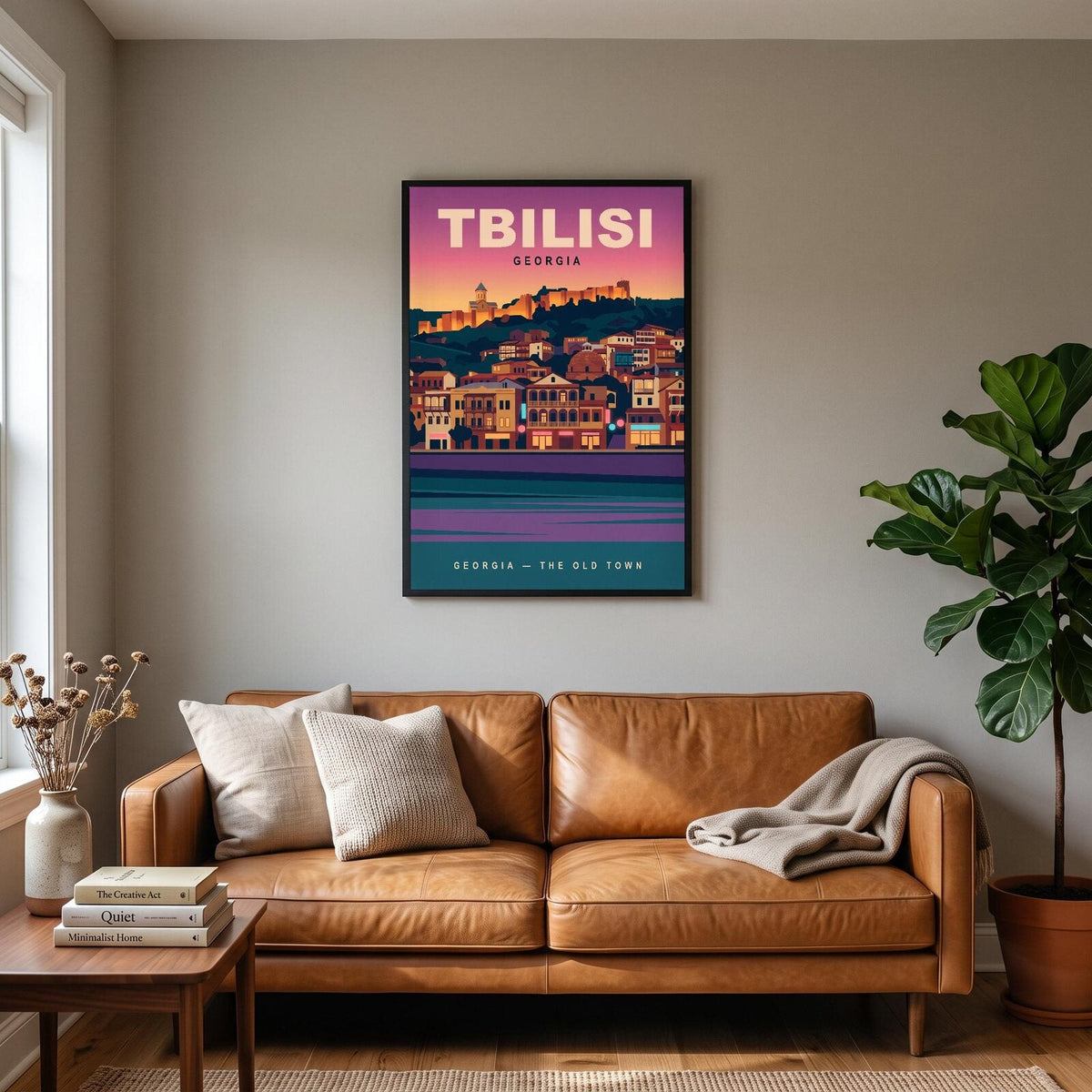 Tbilisi Georgia Travel Poster Art Print