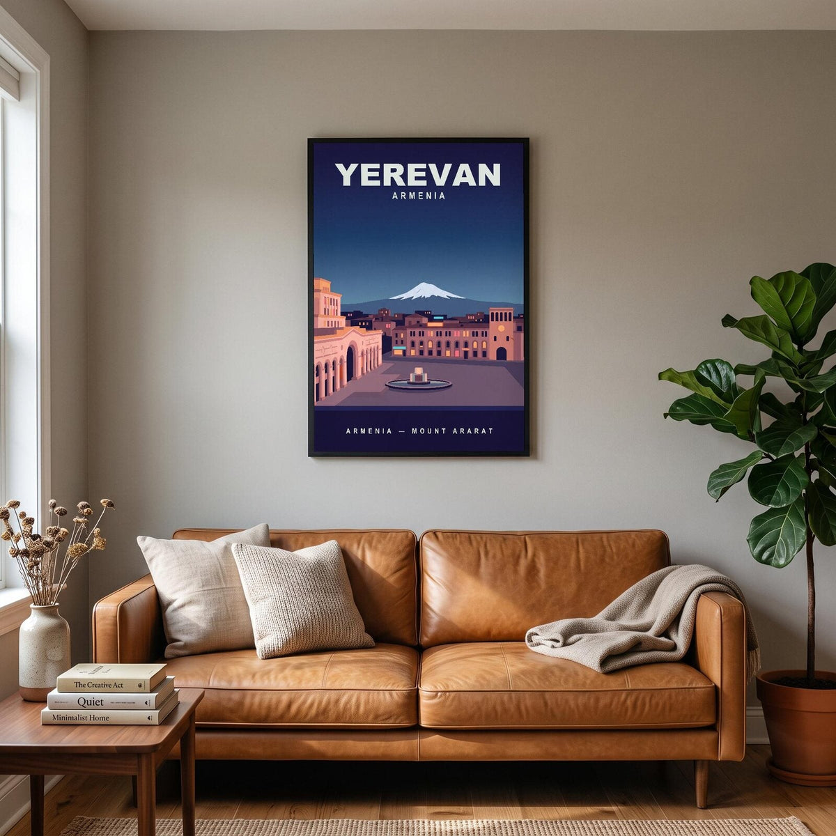 Yerevan Armenia Travel Poster Art Print