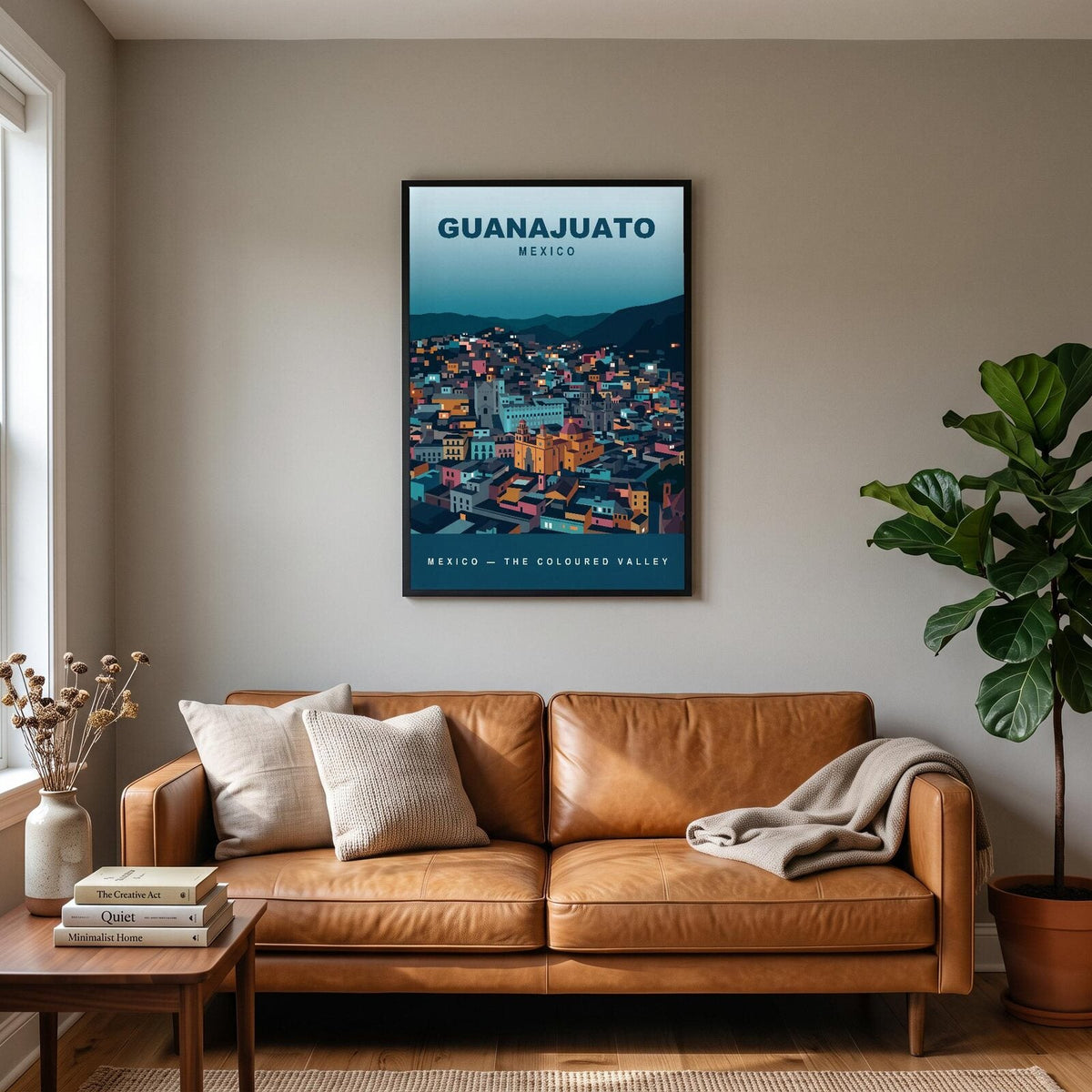Guanajuato Mexico Travel Poster Art Print