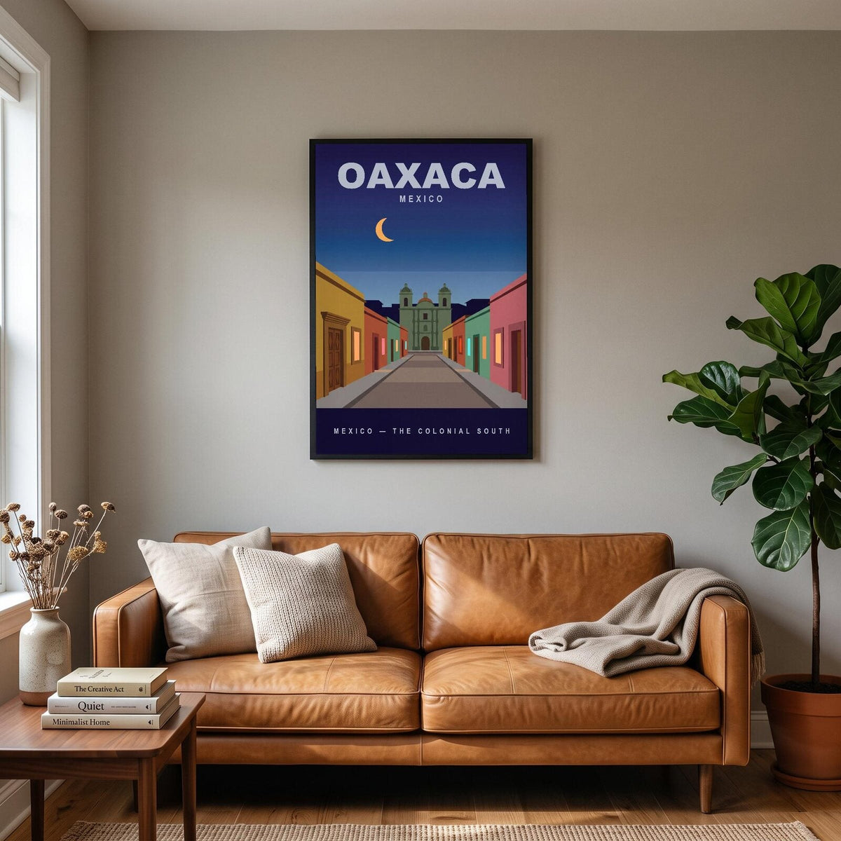 Oaxaca Mexico Travel Poster Art Print