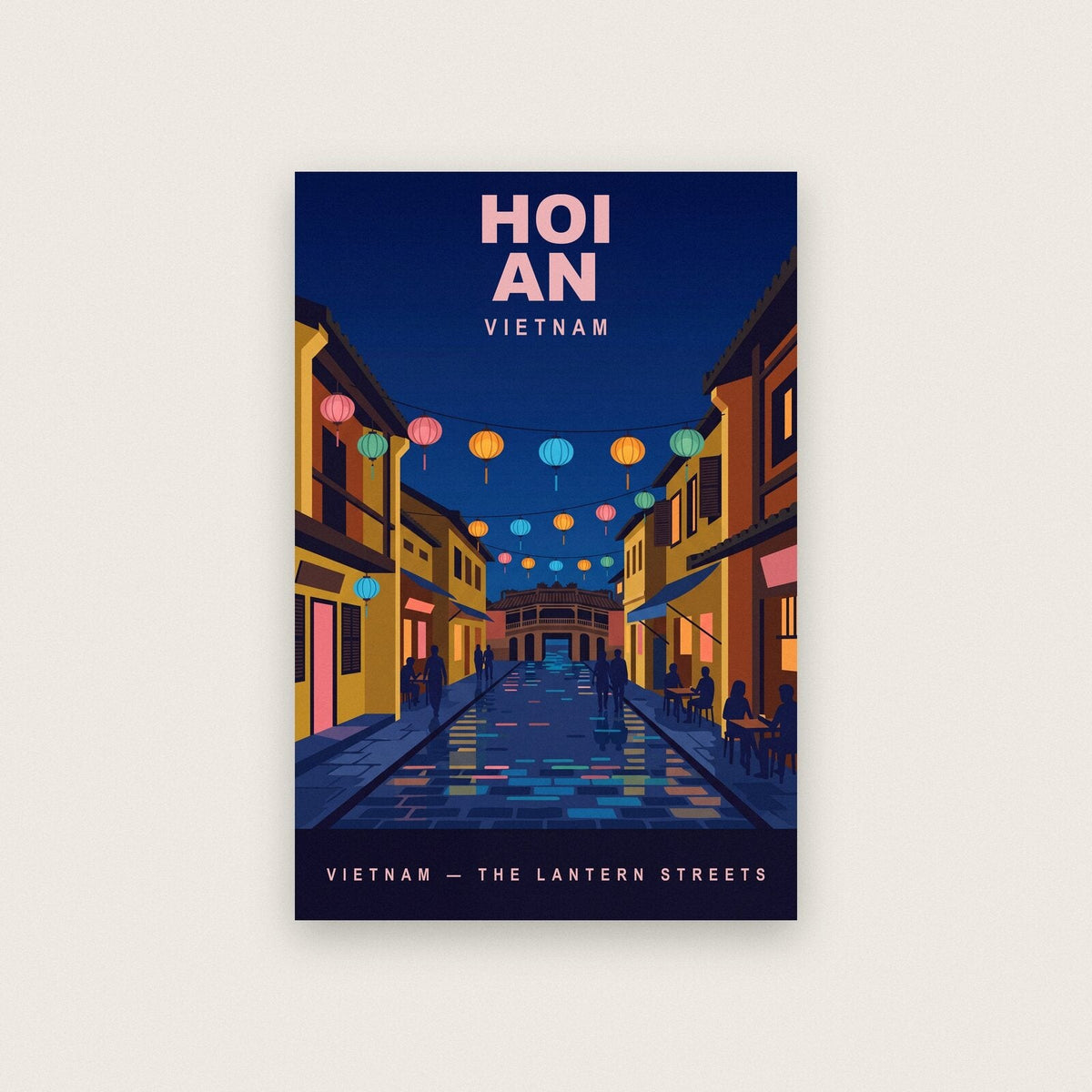 Hoi An Vietnam Travel Poster Art Print