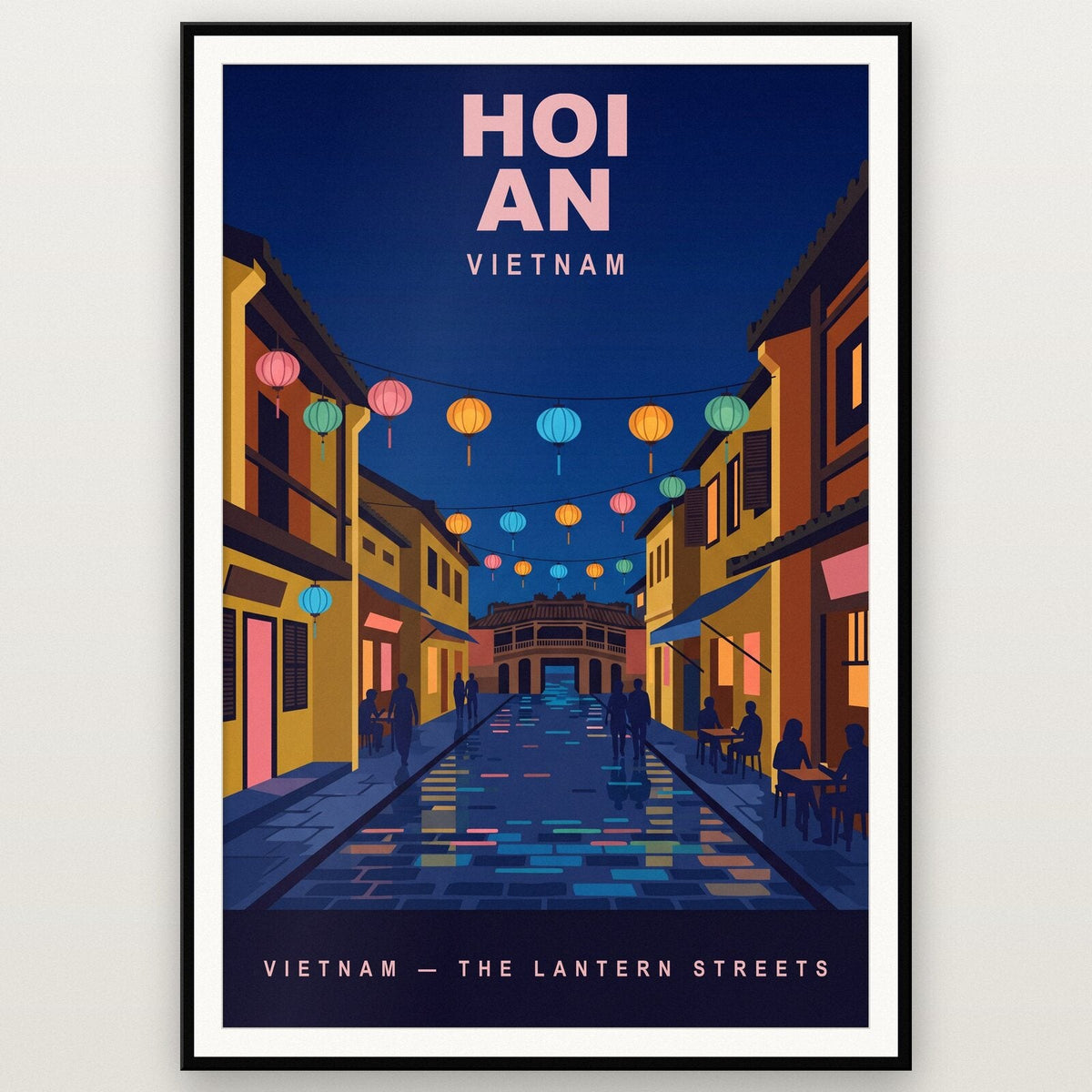 Hoi An Vietnam Travel Poster Art Print