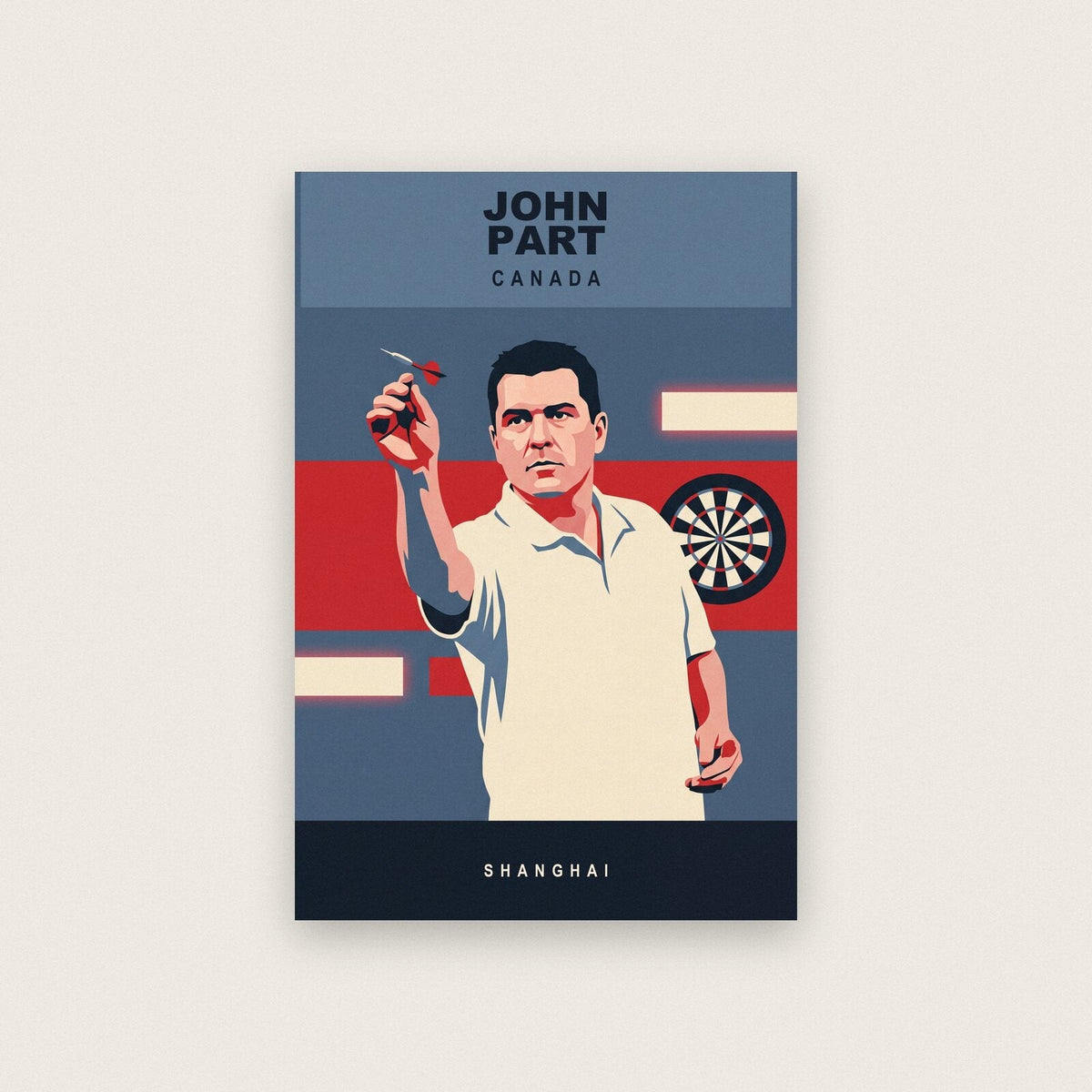 John Part Shanghai Darts Art Print