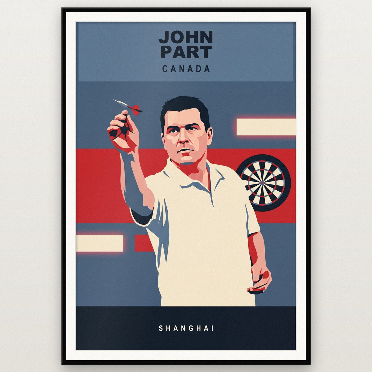 John Part Shanghai Darts Art Print