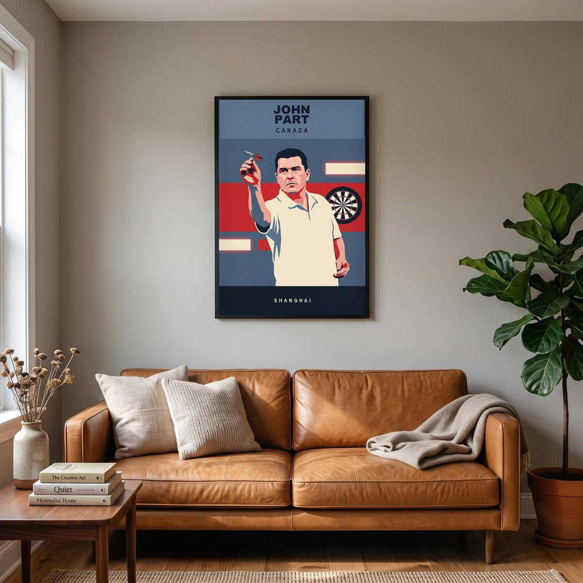 John Part Shanghai Darts Art Print