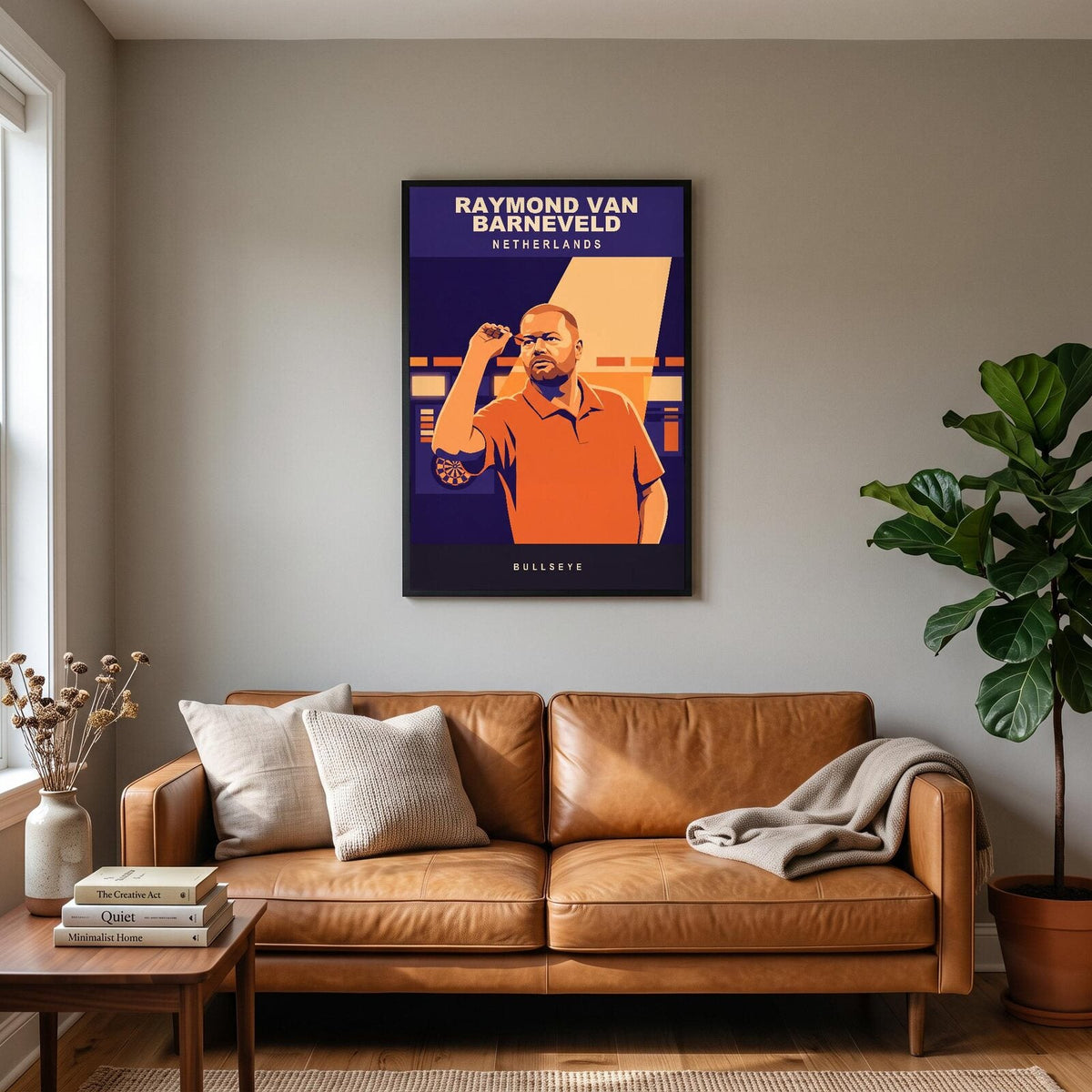 Raymond van Barneveld Bullseye Darts Art Print