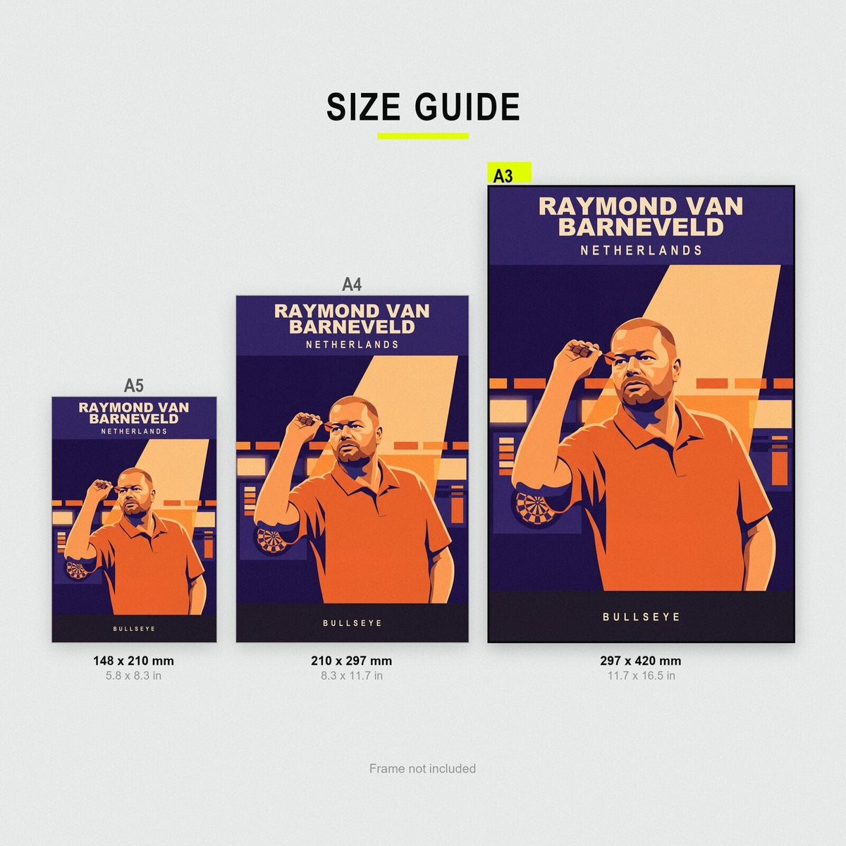 Raymond van Barneveld Bullseye Darts Art Print
