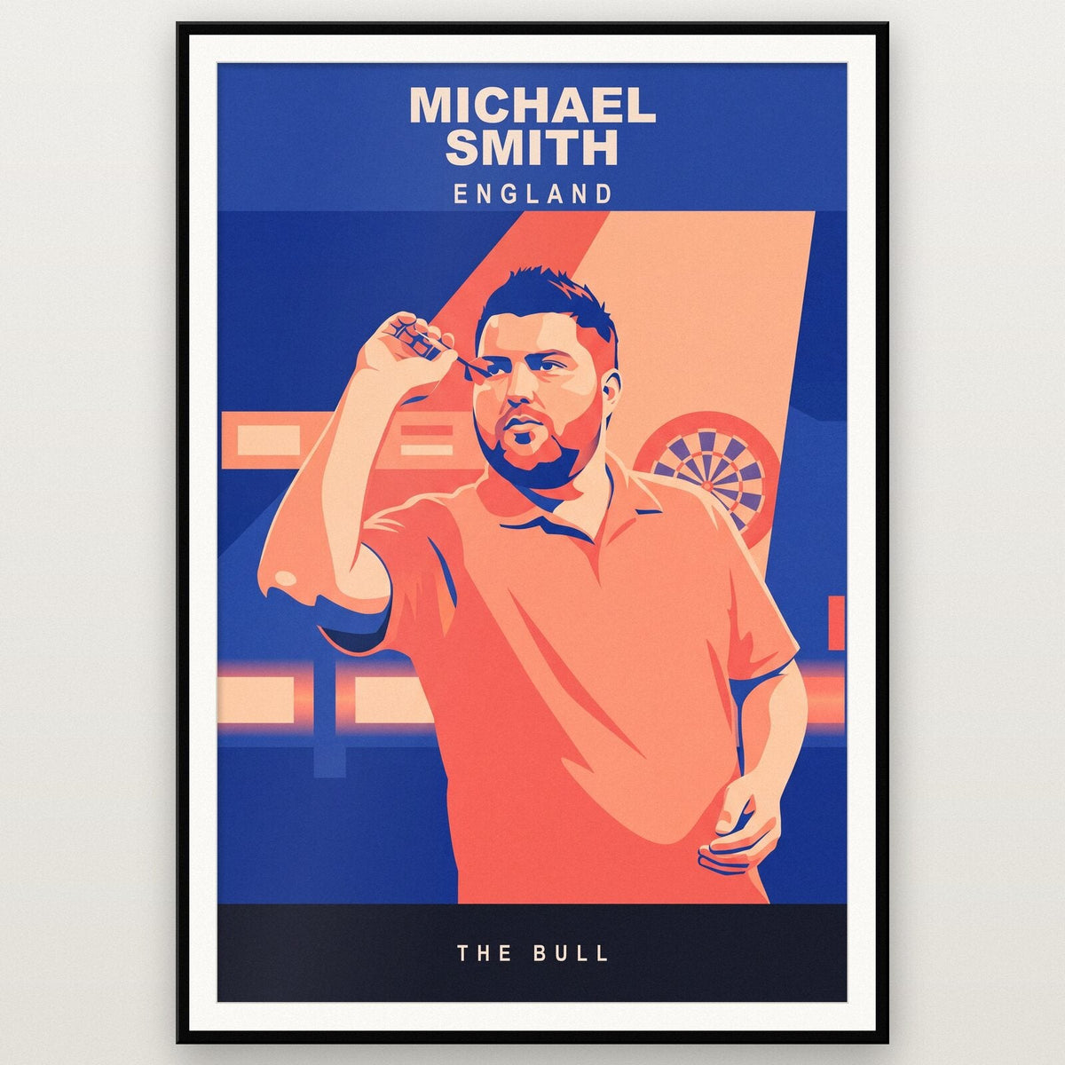 Michael Smith The Bull Darts Art Print