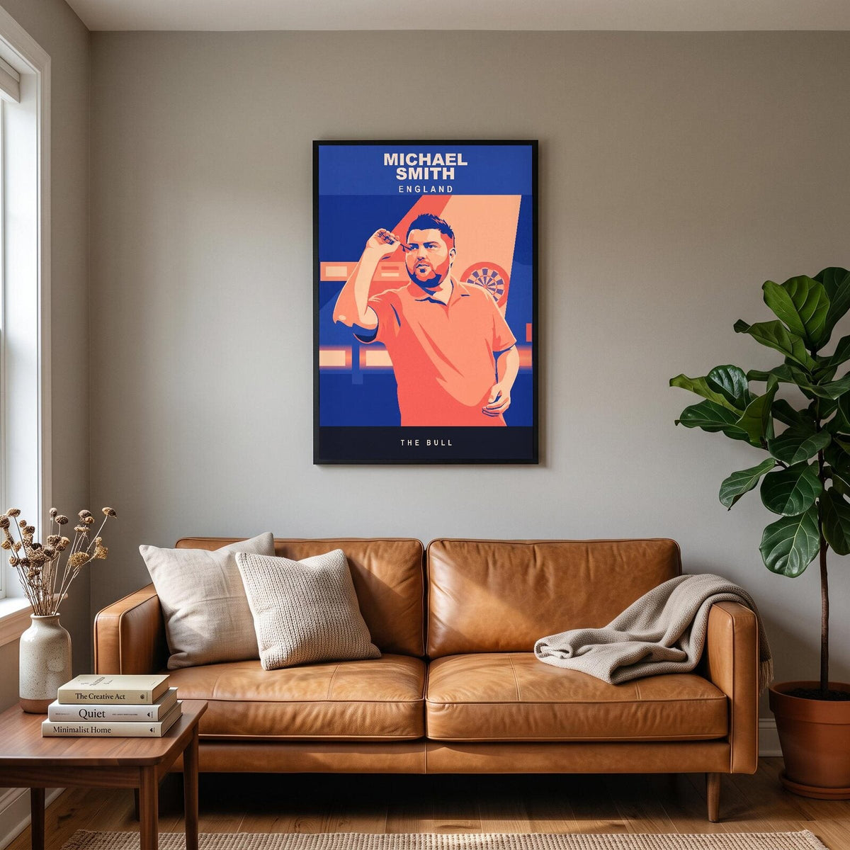 Michael Smith The Bull Darts Art Print
