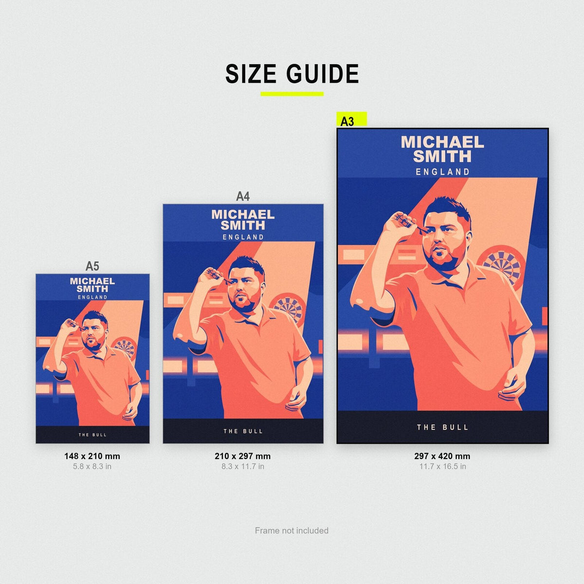 Michael Smith The Bull Darts Art Print