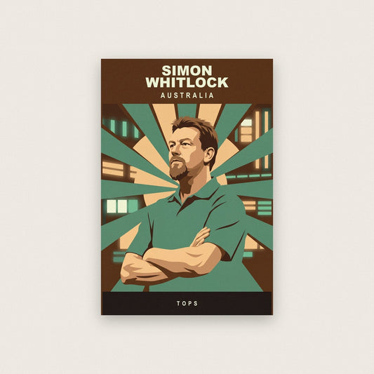 Simon Whitlock Tops Darts Art Print
